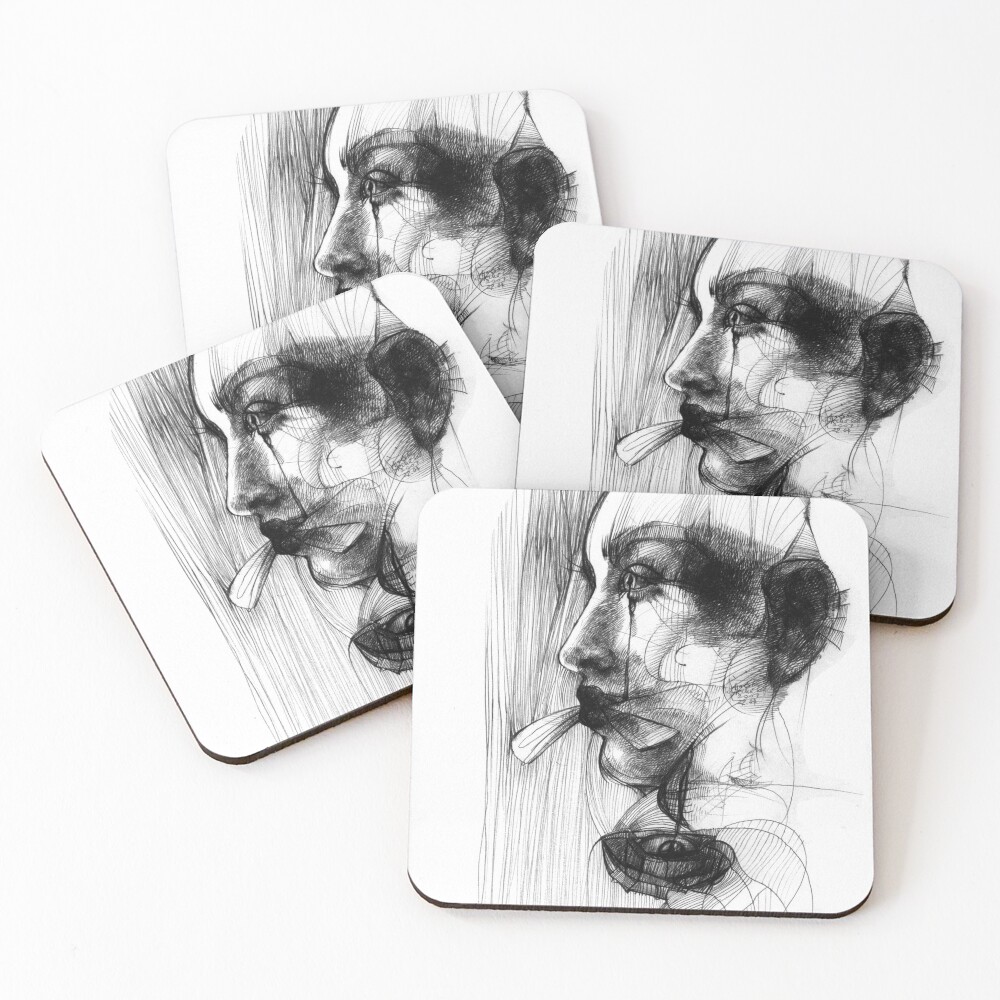 Item preview, Coasters (Set of 4) designed and sold by lechicka.