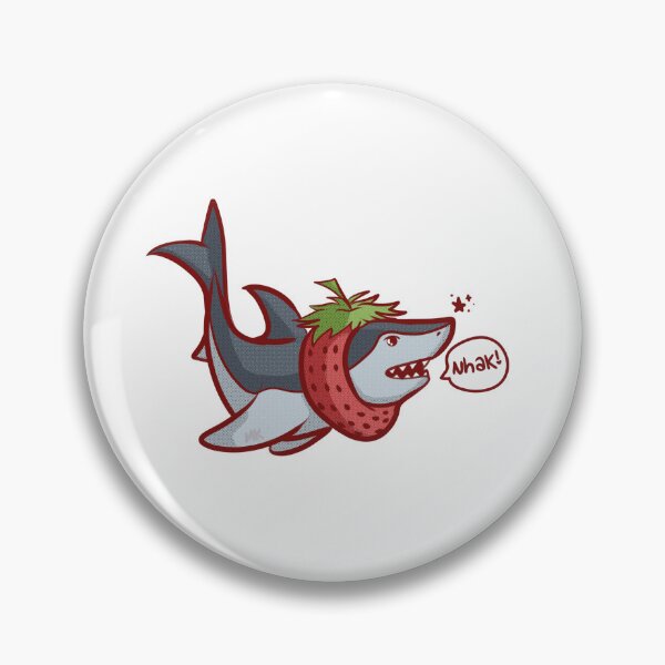 Item preview, Strawberry Shark designed and sold by MilkatTaklim153.
