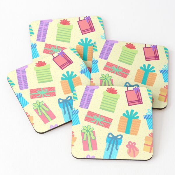 Item preview, Cute Holiday Presents Pattern designed and sold by AlwaysBeColoring.