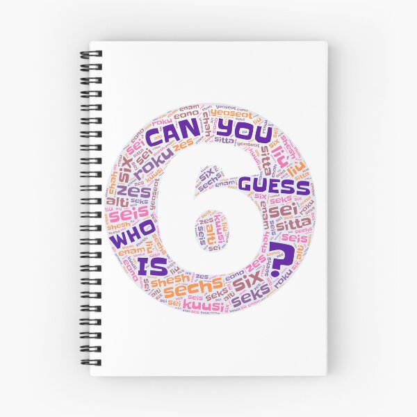 Item preview, Guess Who Sixth Birthday in Pinks and Purples designed and sold by WordsYouLove.