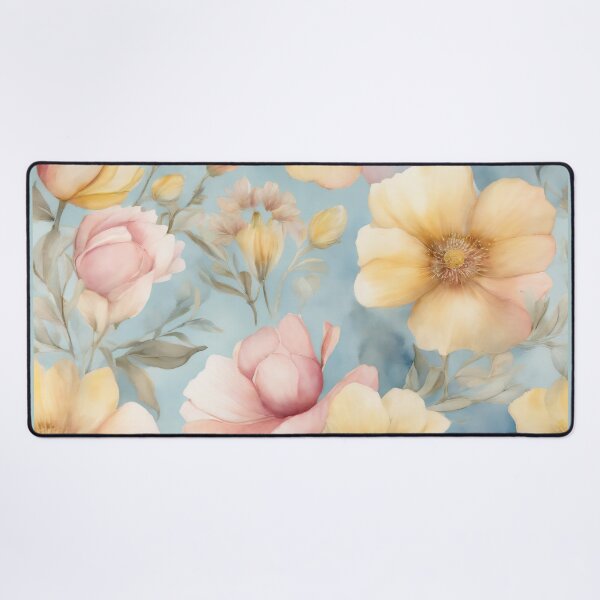 Item preview, Artistic Blend of Watercolor-painted Desert Flowers designed and sold by UnitedColours.