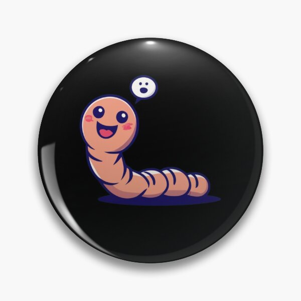 Item preview, Cute Earthworm, funny earthworm gifts designed and sold by V-Tee.