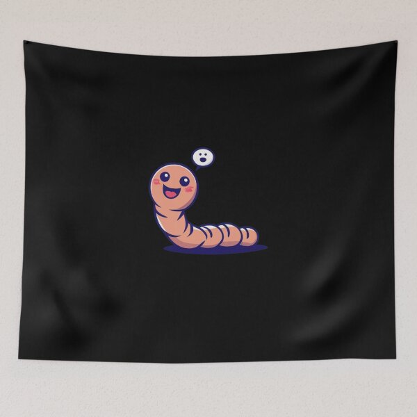 Item preview, Cute Earthworm, funny earthworm gifts designed and sold by V-Tee.
