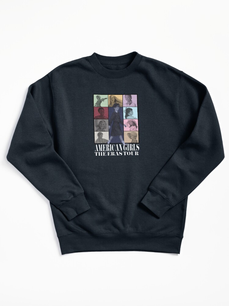 Historical Girlies Books Tour - American History Eras Girl Doll Samantha Molly Kit (white text) Pullover Sweatshirt