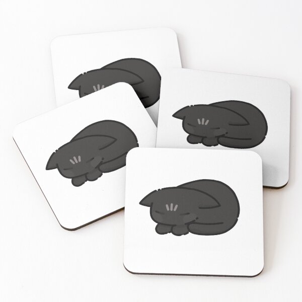 Item preview, Cute Silly Black Cat Sleeping designed and sold by CaliDraw.