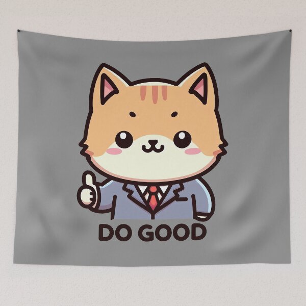 Item preview, DO GOOD Cat Office Worker designed and sold by plushism.