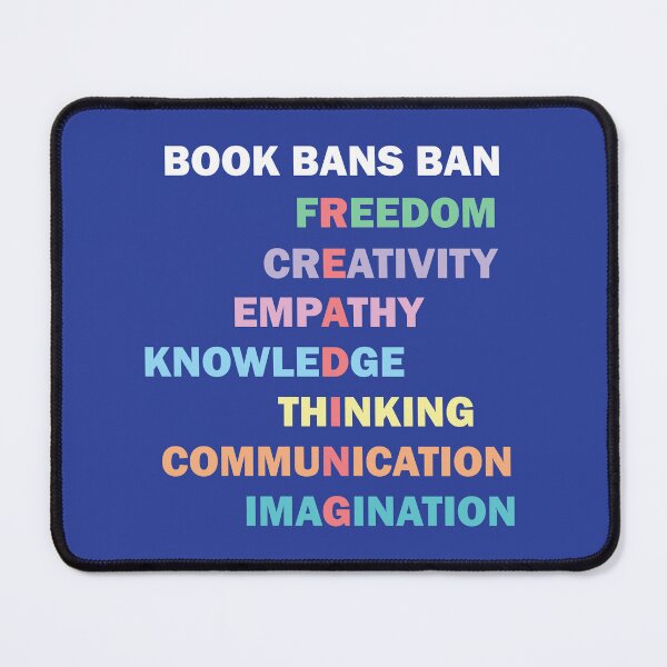 Item preview, Pastel Book Bans Ban Freedom designed and sold by LibraryFriends.