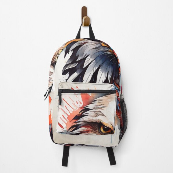 Item preview, Eagle tribal watercolor designed and sold by shokA Design.
