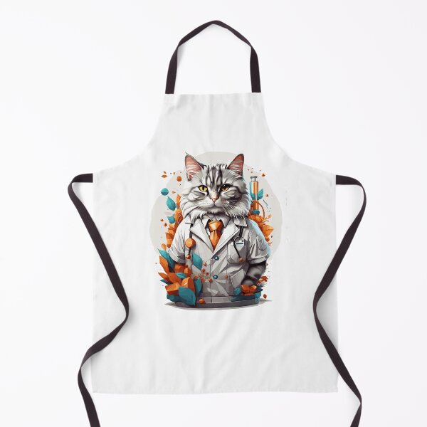 Item preview, Pawscription Perfection: Pharmacist Cat - Whiskered Guardian of Health! designed and sold by cutiepie11cats.