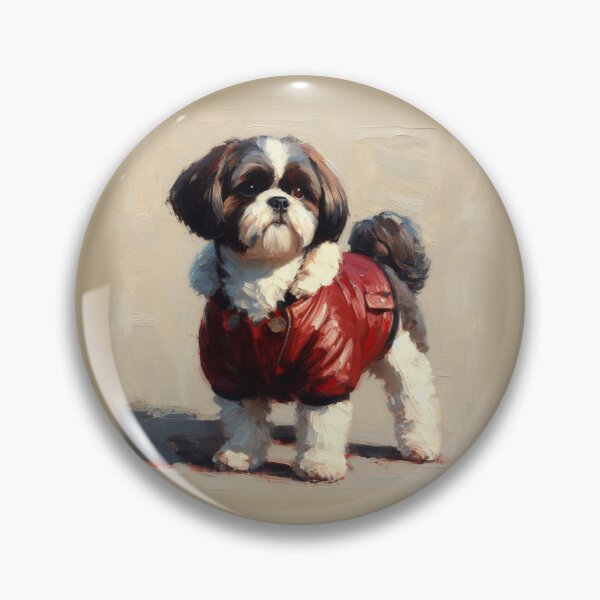 Item preview, Shih Tzu in a Winter Coat designed and sold by Kim Arnott.