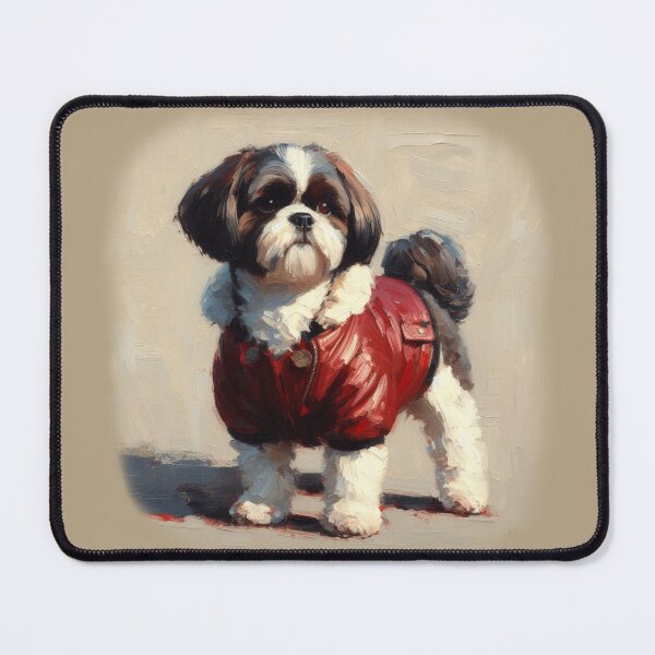 Item preview, Shih Tzu in a Winter Coat designed and sold by Kim Arnott.