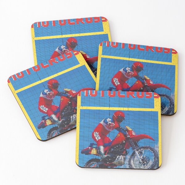 Item preview, Vintage Motocross T-Shirt Pixel 1980's  designed and sold by tommysnider.
