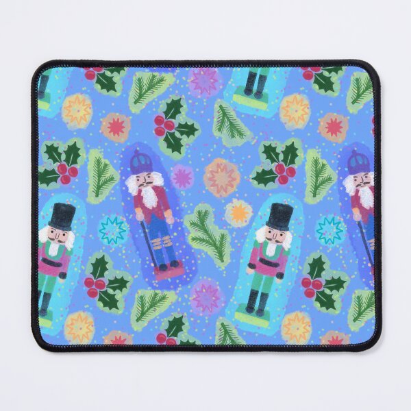 Item preview, Cute Nutcracker Holiday Presents Pattern designed and sold by AlwaysBeColoring.