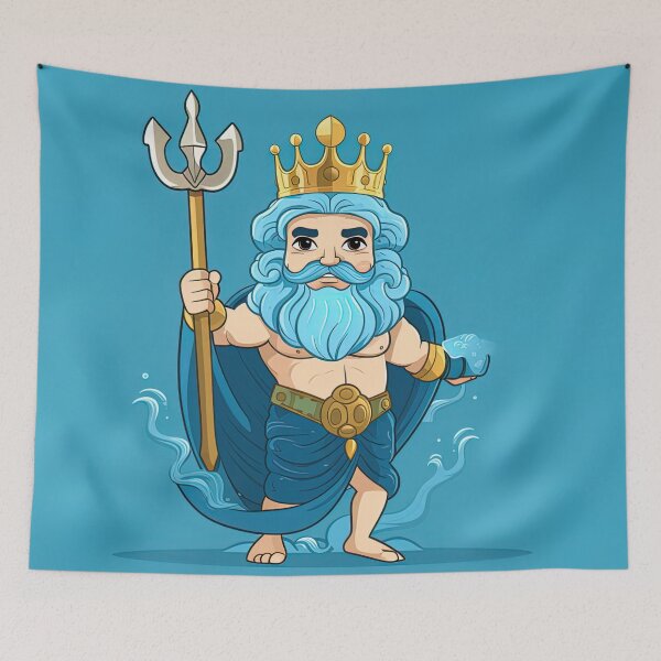 Item preview, Poseidon | cute style designed and sold by ComicsFactory.