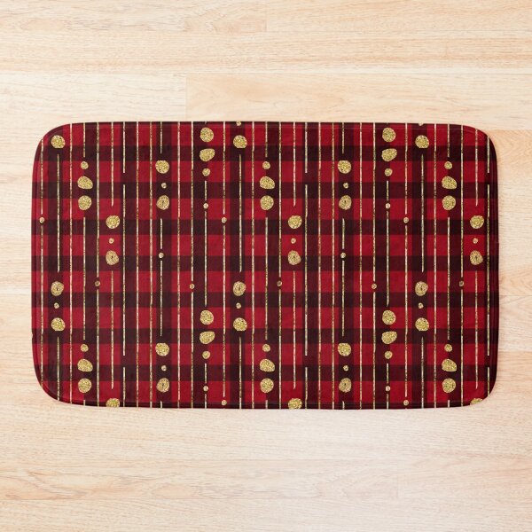Item preview, Christmas Theme Checkered Seamless Pattern designed and sold by aweartome.
