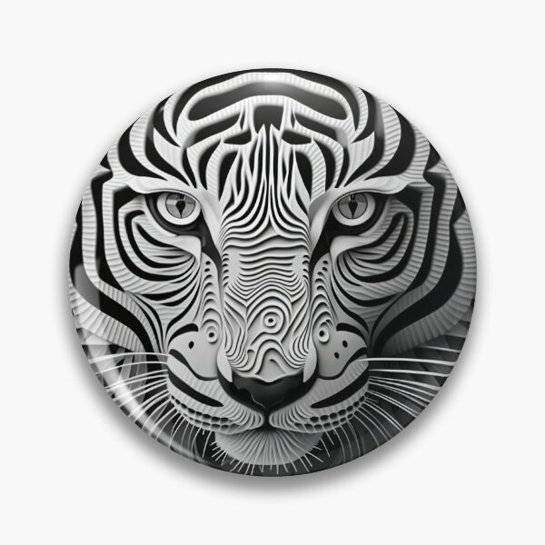 Item preview, White Tiger Face designed and sold by Zemo72.