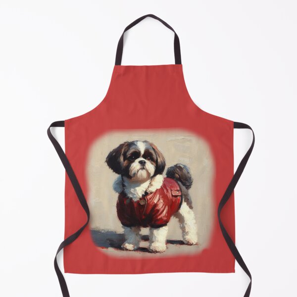 Item preview, Shih Tzu in a Winter Coat designed and sold by Kim Arnott.