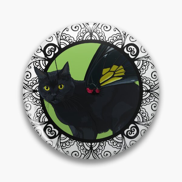Item preview, Southern Birdwing Shorthair Flitter Kitty in Ornate Frame designed and sold by Carleah Unique.