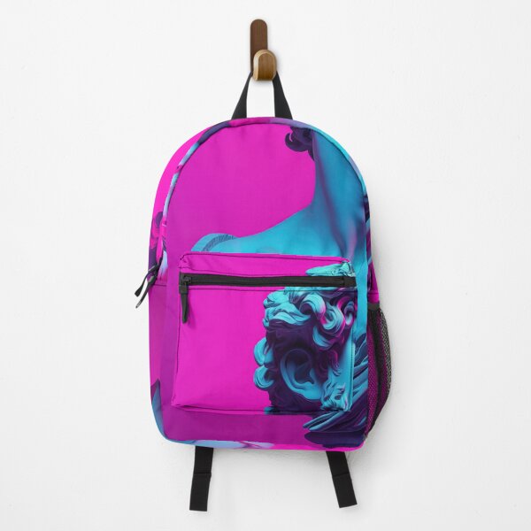 Item preview, Vaporwave Visions: Ancient Sculpture in Neon Glow designed and sold by Mullet Monkey.