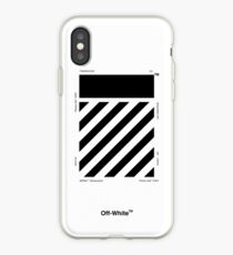 Off-White Diagonals Temperature (Light) iPhone Case