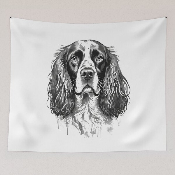 Item preview, Portrait of an English Springer Spaniel designed and sold by SW-Graphics.