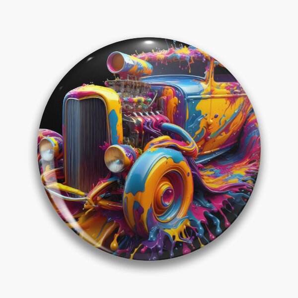 Item preview, Old Hotrod Paint Splat Style designed and sold by fatbanana.