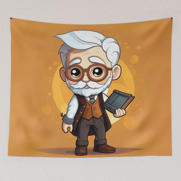 Item preview, Professor | cute style designed and sold by ComicsFactory.