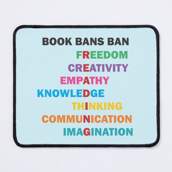 Item preview, Bright Book Bans Ban Freedom designed and sold by LibraryFriends.
