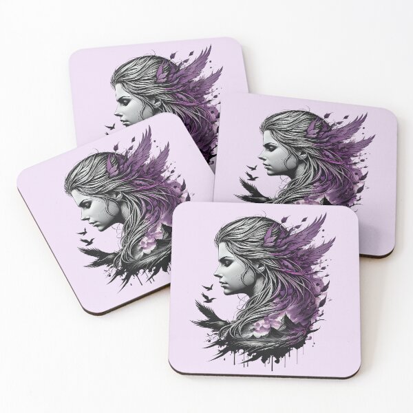Item preview, Woman face profile designed and sold by MacMerch121.