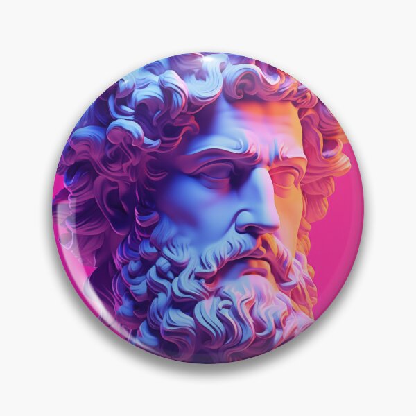 Item preview, Eternal Bust: Synthwave Serenity in Classical Echoes designed and sold by Mullet Monkey.
