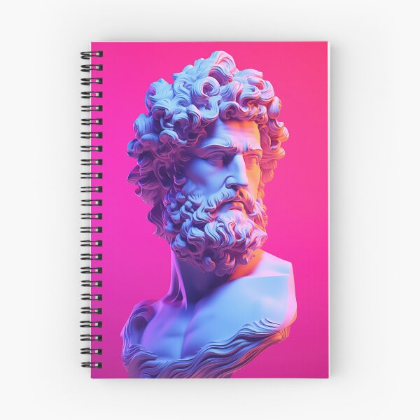 Item preview, Eternal Bust: Synthwave Serenity in Classical Echoes designed and sold by Mullet Monkey.