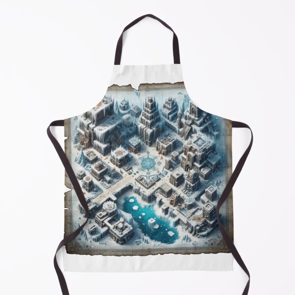 Item preview, Frozen City Fantasy Map designed and sold by kylmllr101684.