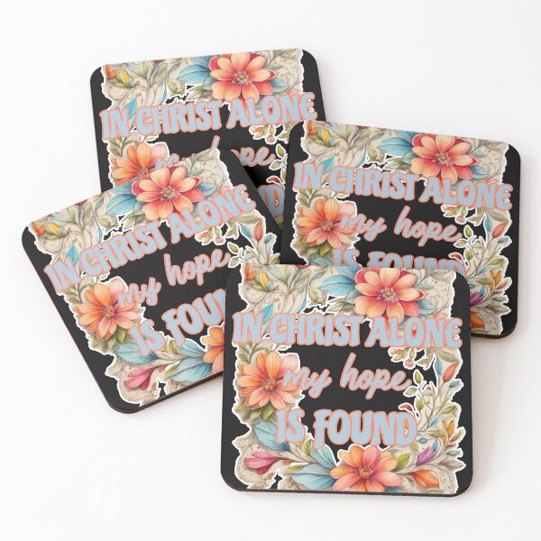 Item preview, In Christ My Hope is Found Design , Christianity Bible Verse and Quotes - Bible Verses designed and sold by HeavenArtStudio.
