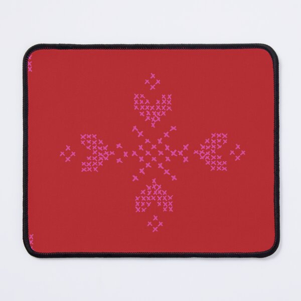 Item preview, Red and pink christmas cross stitch pattern designed and sold by Goddessart.
