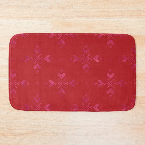 Item preview, Red and pink christmas cross stitch pattern designed and sold by Goddessart.