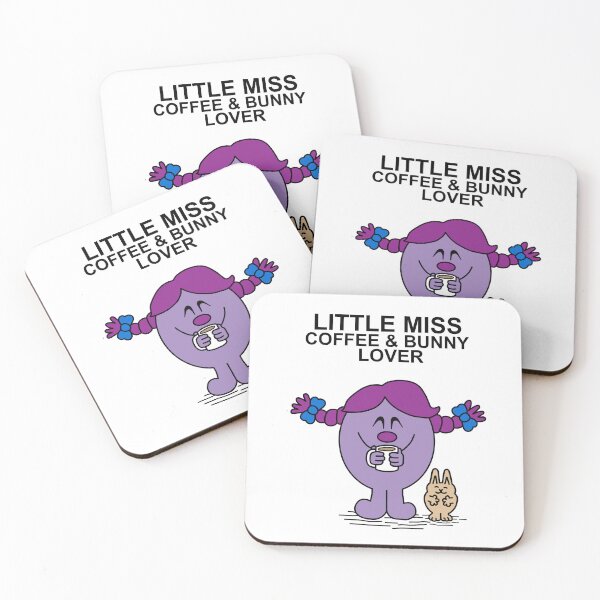 Item preview, Little Miss Coffee and Bunny Lover designed and sold by Scat the cat.