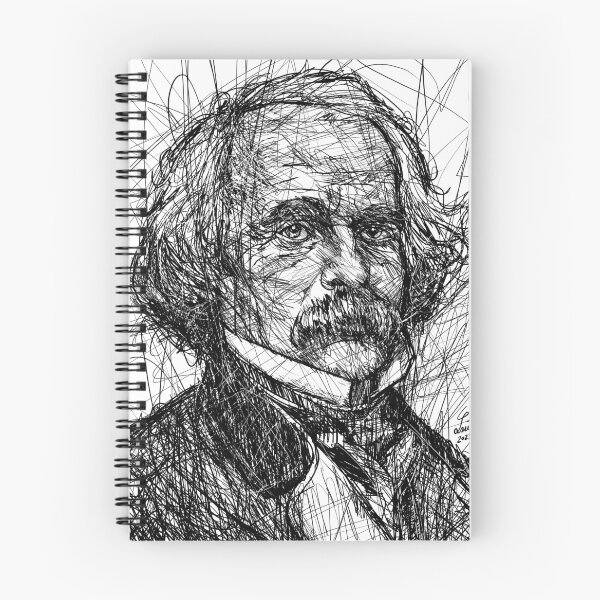 Item preview, NATHANIEL HAWTHORNE ink portrait .1 designed and sold by lautir.