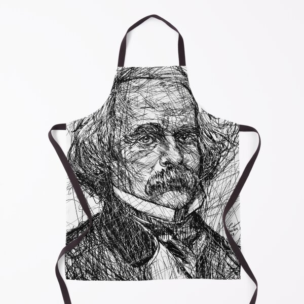 Item preview, NATHANIEL HAWTHORNE ink portrait .1 designed and sold by lautir.