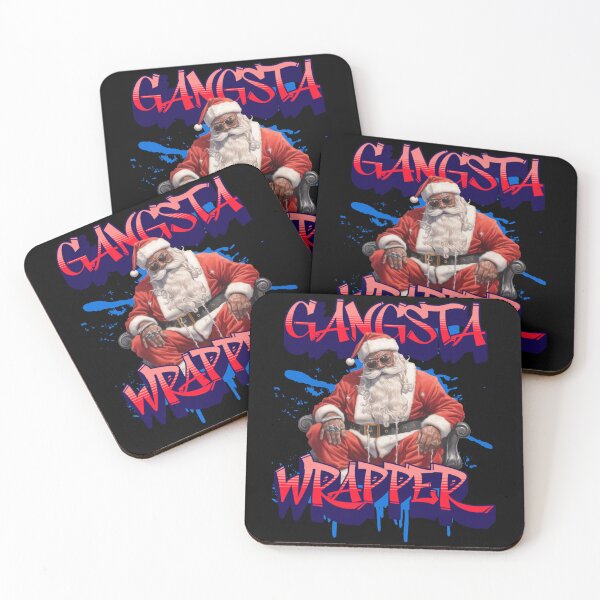 Item preview, Gangsta Wrapper Funny Christmas Graffiti designed and sold by Numpties.