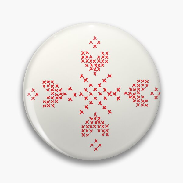 Item preview, Red and white Christmas cross stitched pattern designed and sold by Goddessart.