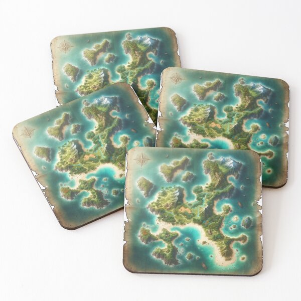 Item preview, Island Fantasy Map designed and sold by kylmllr101684.