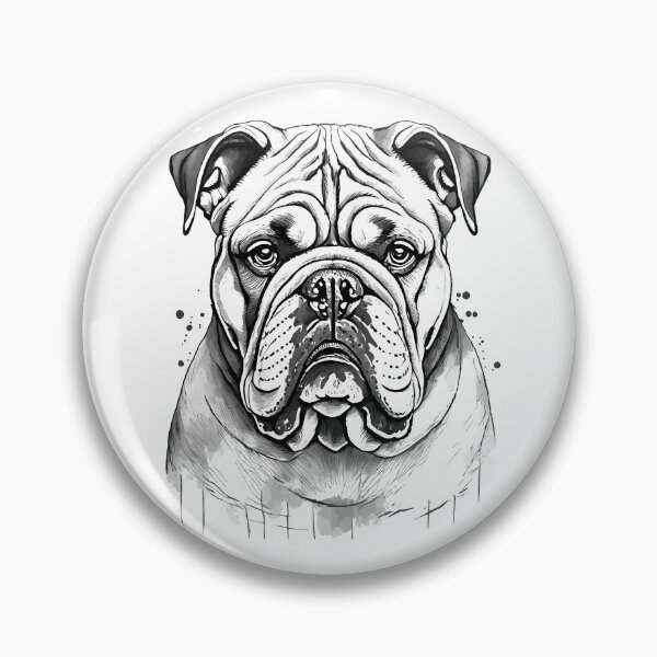 Item preview, Portrait of a Bulldog designed and sold by SW-Graphics.