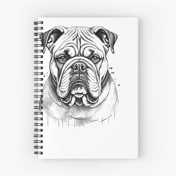 Item preview, Portrait of a Bulldog designed and sold by SW-Graphics.