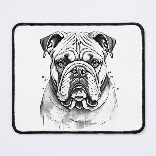 Item preview, Portrait of a Bulldog designed and sold by SW-Graphics.