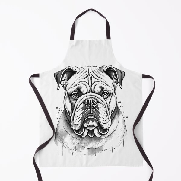 Item preview, Portrait of a Bulldog designed and sold by SW-Graphics.