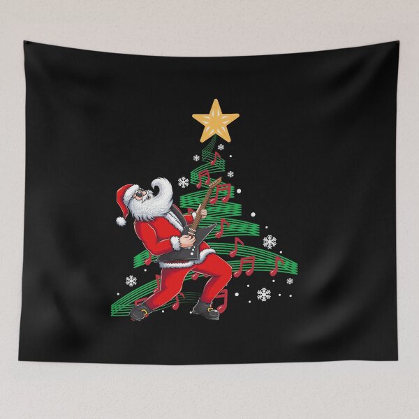 Item preview, Santa rockin' around the Christmas tree designed and sold by Chambermuzic.