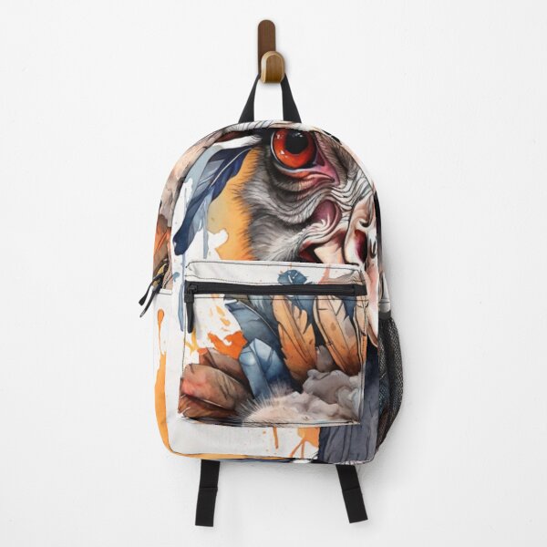 Item preview, Ostrich Bird tribal watercolor designed and sold by shokA Design.