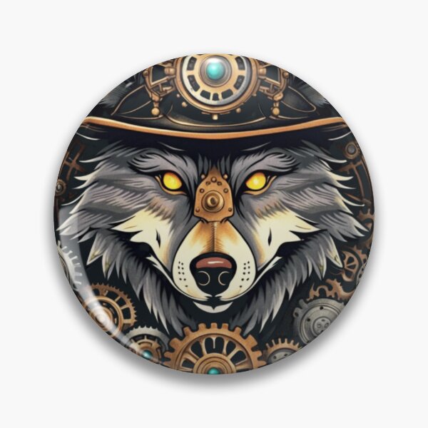 Item preview, Mechanical Majesty: The Steampunk Serenade of the Wolf designed and sold by NightshadeWolfs.