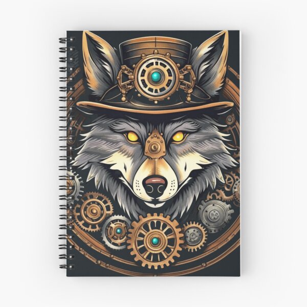 Item preview, Mechanical Majesty: The Steampunk Serenade of the Wolf designed and sold by NightshadeWolfs.