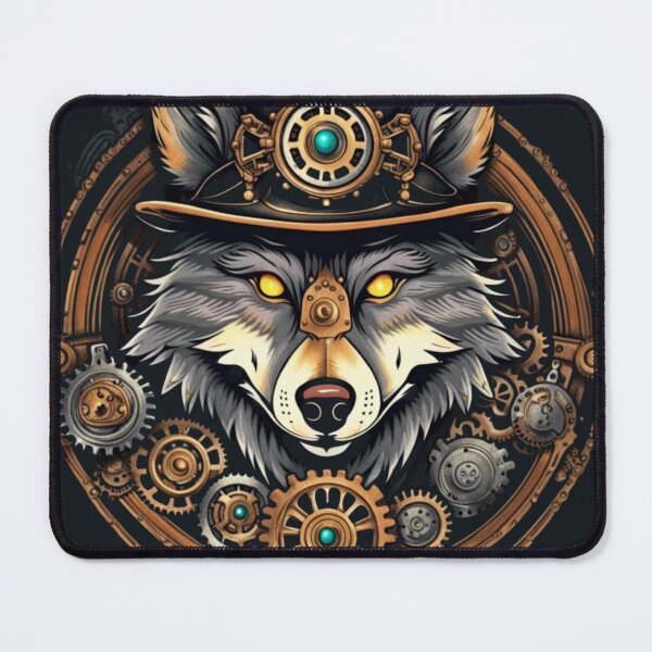 Item preview, Mechanical Majesty: The Steampunk Serenade of the Wolf designed and sold by NightshadeWolfs.